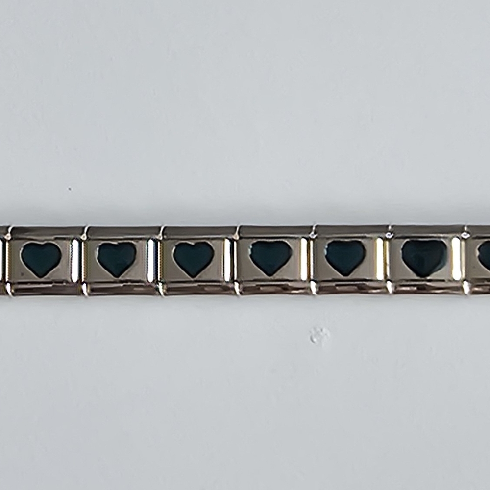 Stainless Steel Italian Charm Starter Bracelet